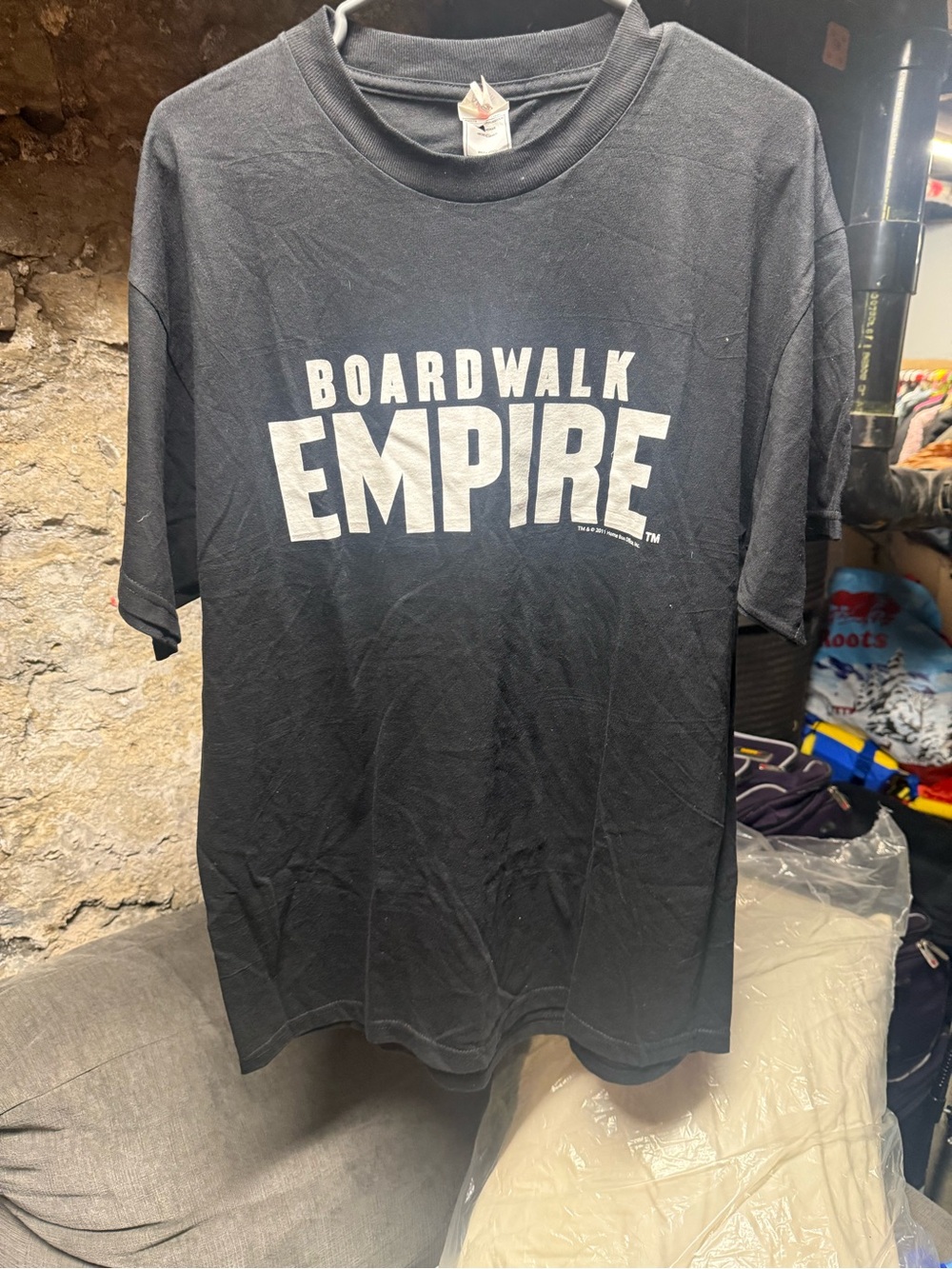 Vintage Y2K Boardwalk Empire Promo Black Tshirt HBO 2011 Sz L